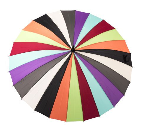 24 Panel Umbrella - Multicoloured