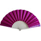 Small Folding Fan - Bright Pink Glitter