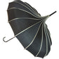 Piped Pagoda Umbrella - Black