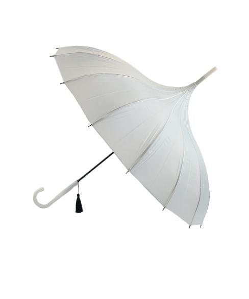 Timeless Pagoda Umbrella - White