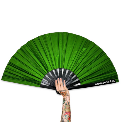 XL Festival Fan - Shimmery Metallic, Green